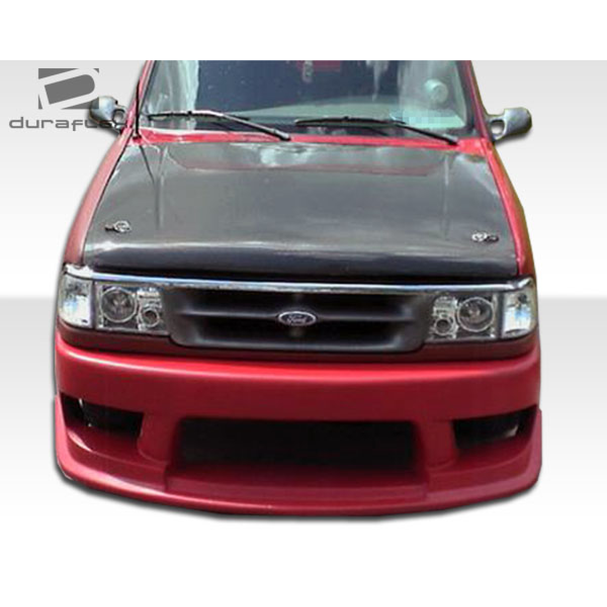 Modify your Ford Ranger 1993 with our Exterior/Front Bumpers or Lips - Front view of vehicle at eye level