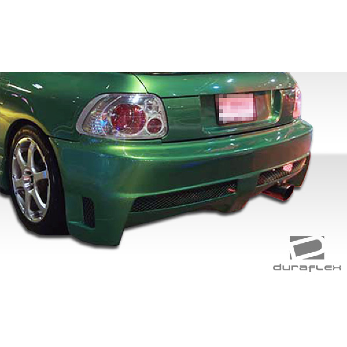 Modify your Honda Civic del Sol 1993 with our Exterior/Complete Body Kits - Rear view at a slight angle to the left