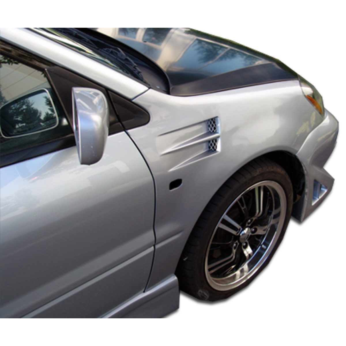 Modify your Honda Civic del Sol 1993 with our Exterior/Fenders - Side angle view of fender on vehicle