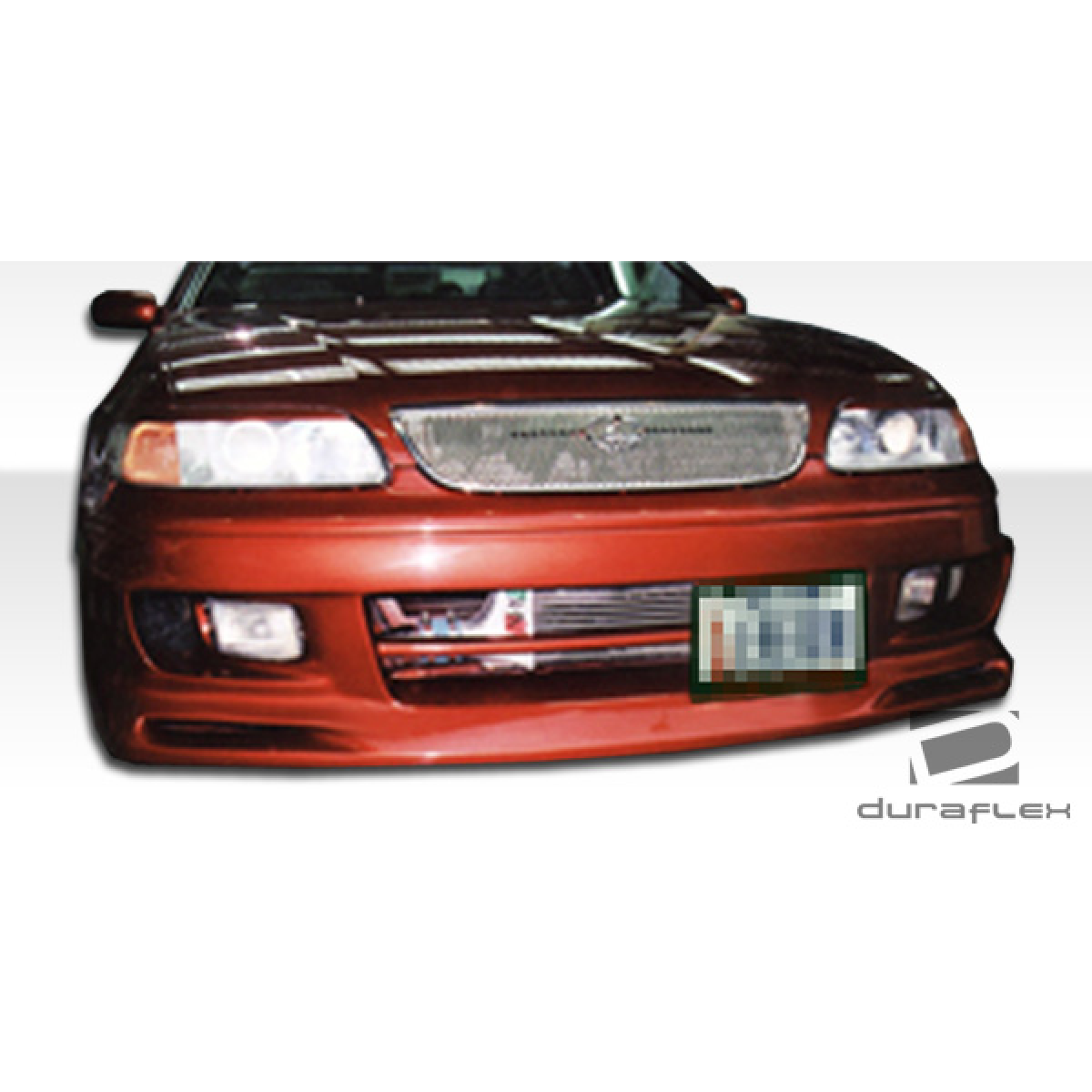 Modify your Lexus GS300 1993 with our Exterior/Front Bumpers - Front view of a modified bumper part at eye level