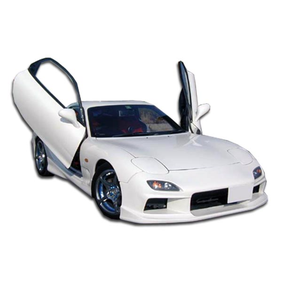 Modify your Mazda RX-7 1993 with our Exterior/Front Bumpers or Lips - Front angle view of sleek front bumper