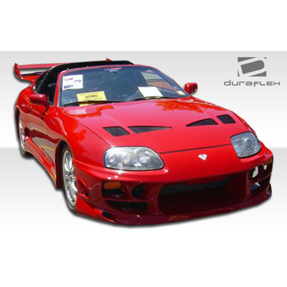 Modify your Toyota Supra 1993 with our Exterior/Side Skirts - Frontal view angle of the vehicle part