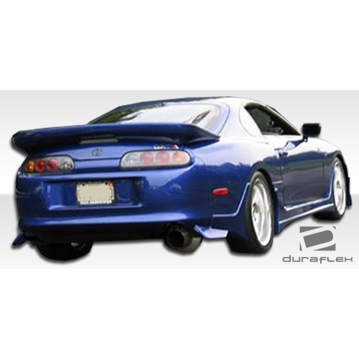 Modify your Toyota Supra 1993 with our Exterior/Side Skirts - Rear three quarter angle view of the car part