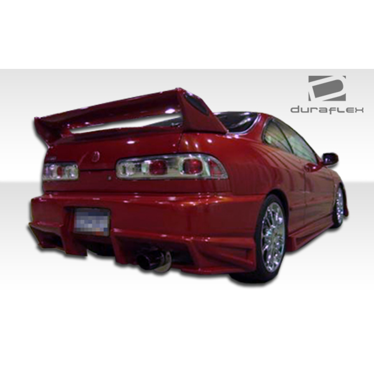 Modify your Acura Integra 1994 with our Exterior/Complete Body Kits - Rear angle view of bumper on vehicle