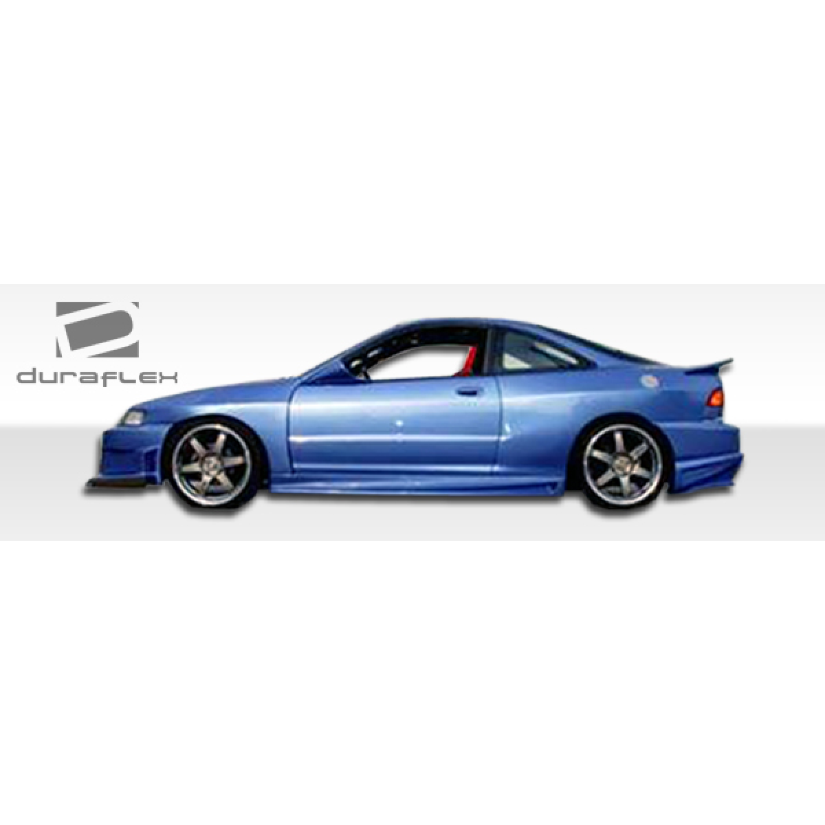 Modify your Acura Integra 1994 with our Exterior/Complete Body Kits - Side view of car showing side skirts