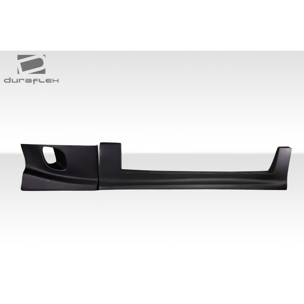 Modify your Chevrolet S10 1994 with our Exterior/Side Skirts - Side view of Duraflex side skirts part