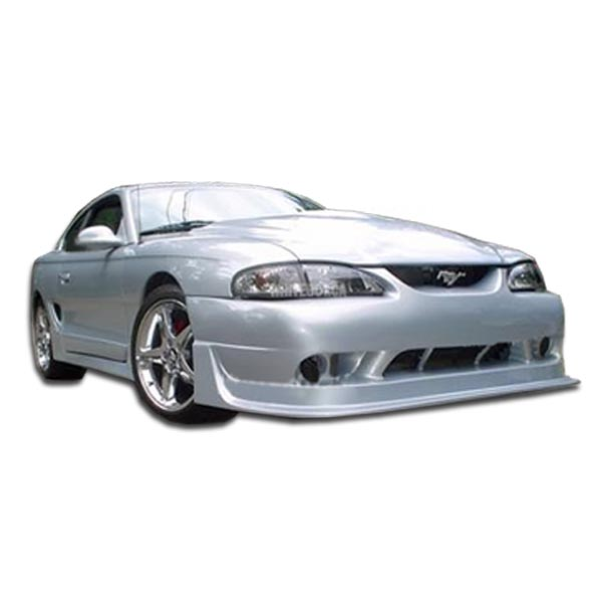 Modify your Ford Mustang 1994 with our Exterior/Front Bumpers or Lips - Front angle view of car from slightly above