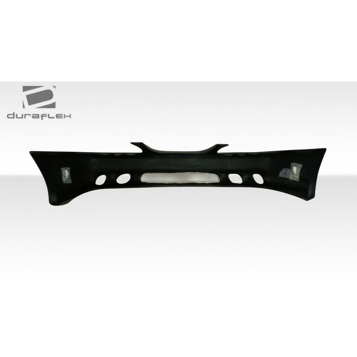 Modify your Ford Mustang 1994 with our Exterior/Complete Body Kits - Front view of a black fiberglass bumper part