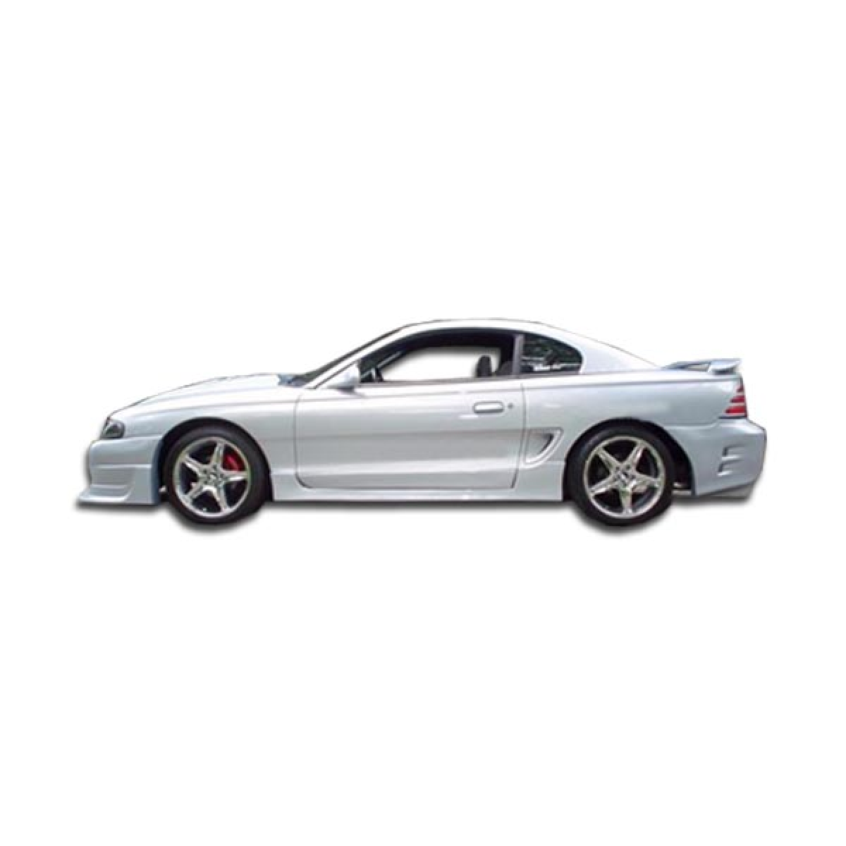 Modify your Ford Mustang 1994 with our Exterior/Complete Body Kits - Side view of vehicle at a profile angle