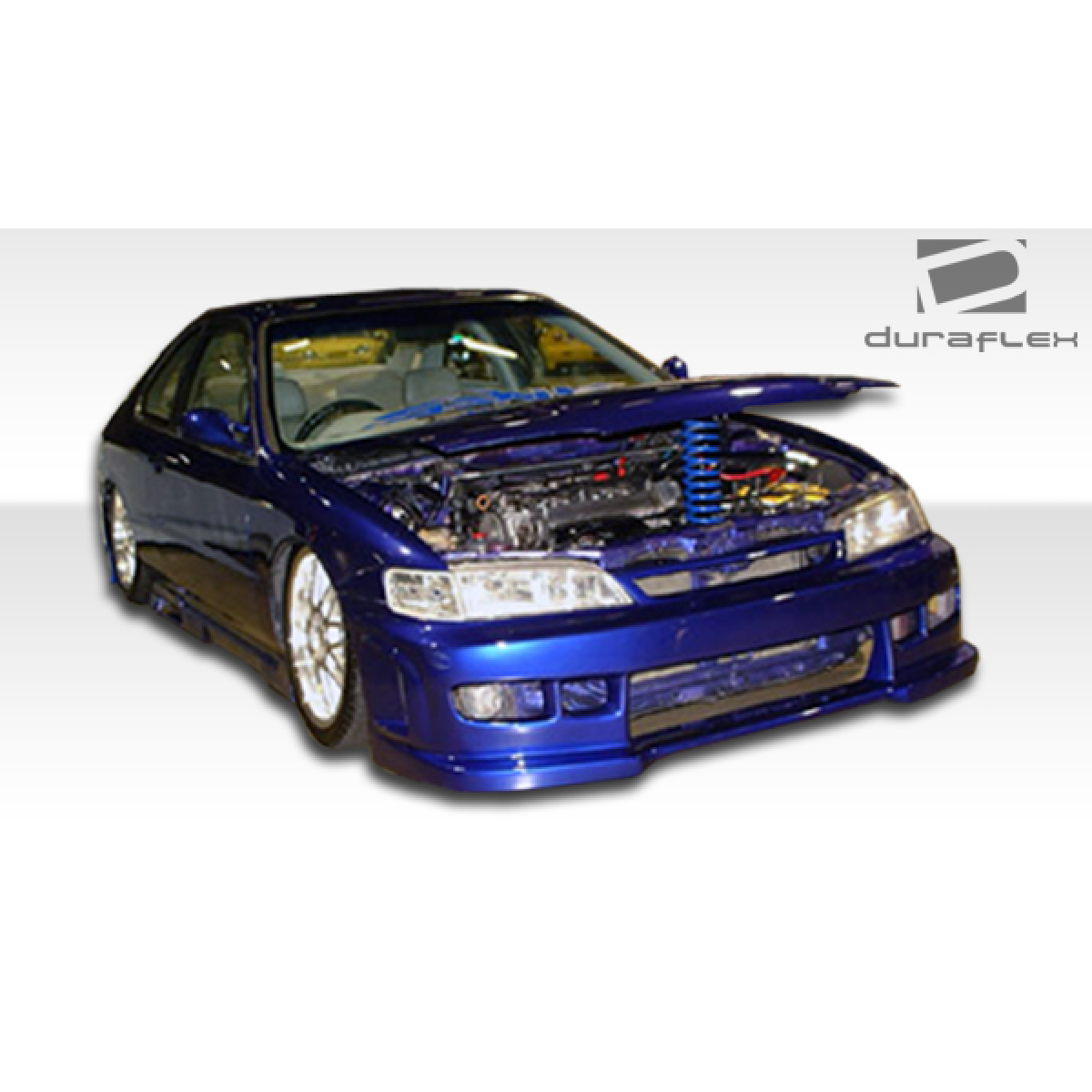 Modify your Honda Accord 1994 with our Exterior/Side Skirts - Front left angle view of the car