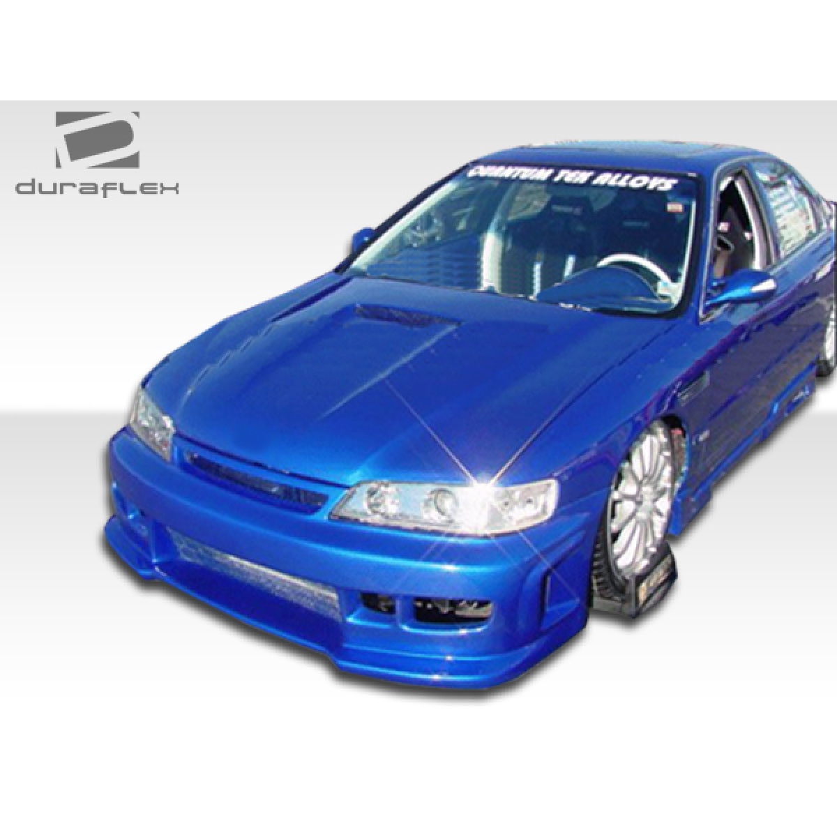 Modify your Honda Accord 1994 with our Exterior/Side Skirts - Viewed at a slightly angled front perspective