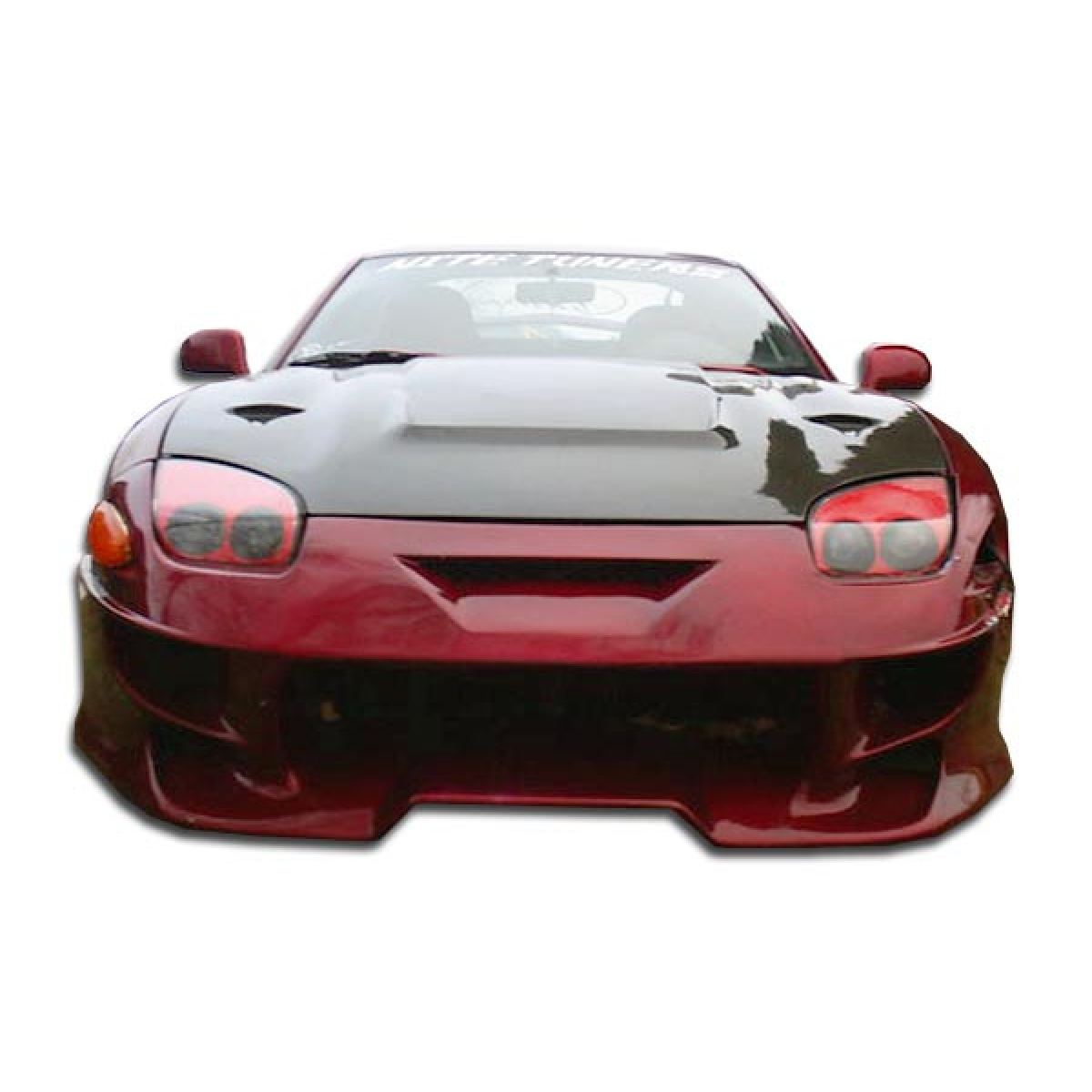 Modify your Mitsubishi 3000GT 1994 with our Exterior/Complete Body Kits - Front view of the vehicle at a straight angle