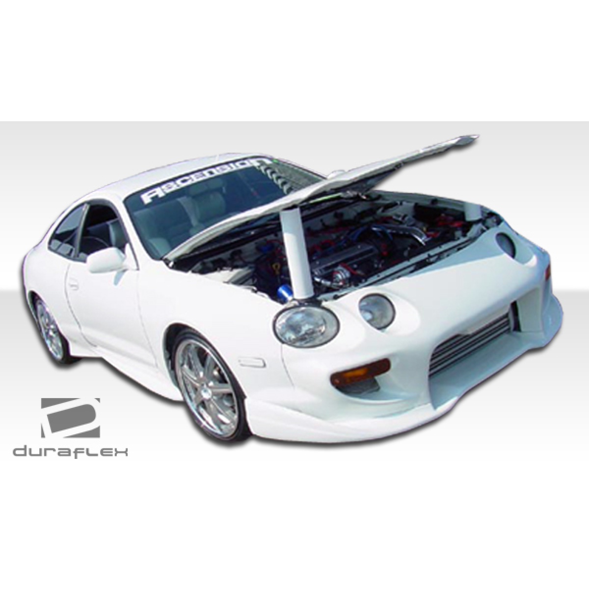 Modify your Toyota Celica 1994 with our Exterior/Side Skirts - Front three quarter angle of modified car