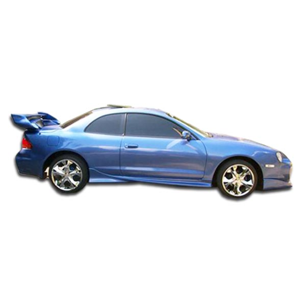 Modify your Toyota Celica 1994 with our Exterior/Side Skirts - Side view of the vehicle with side skirts