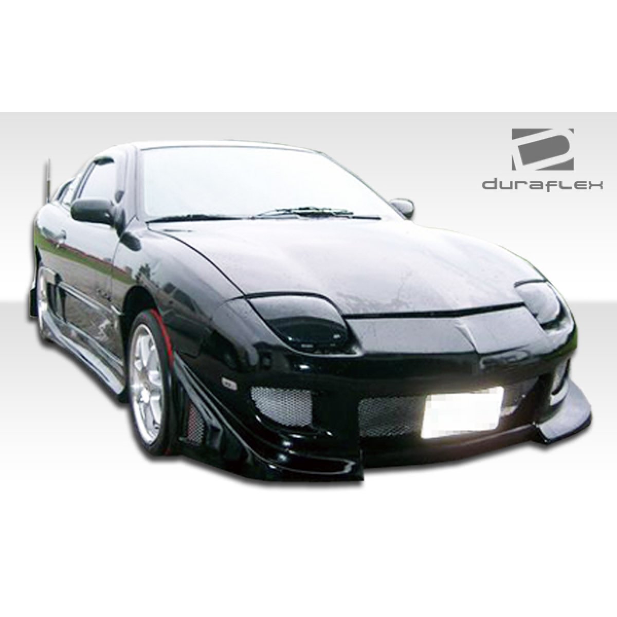 Modify your Chevrolet Cavalier 1995 with our Exterior/Side Skirts - Front angle view of the vehicle part