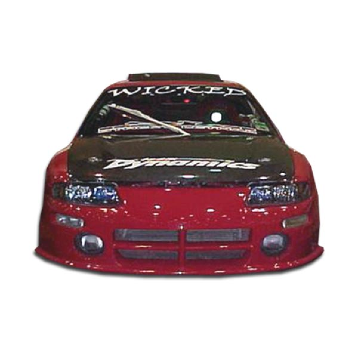 Modify your Chrysler Sebring 1995 with our Exterior/Front Bumpers or Lips - Front view of a red Chrysler Sebring car