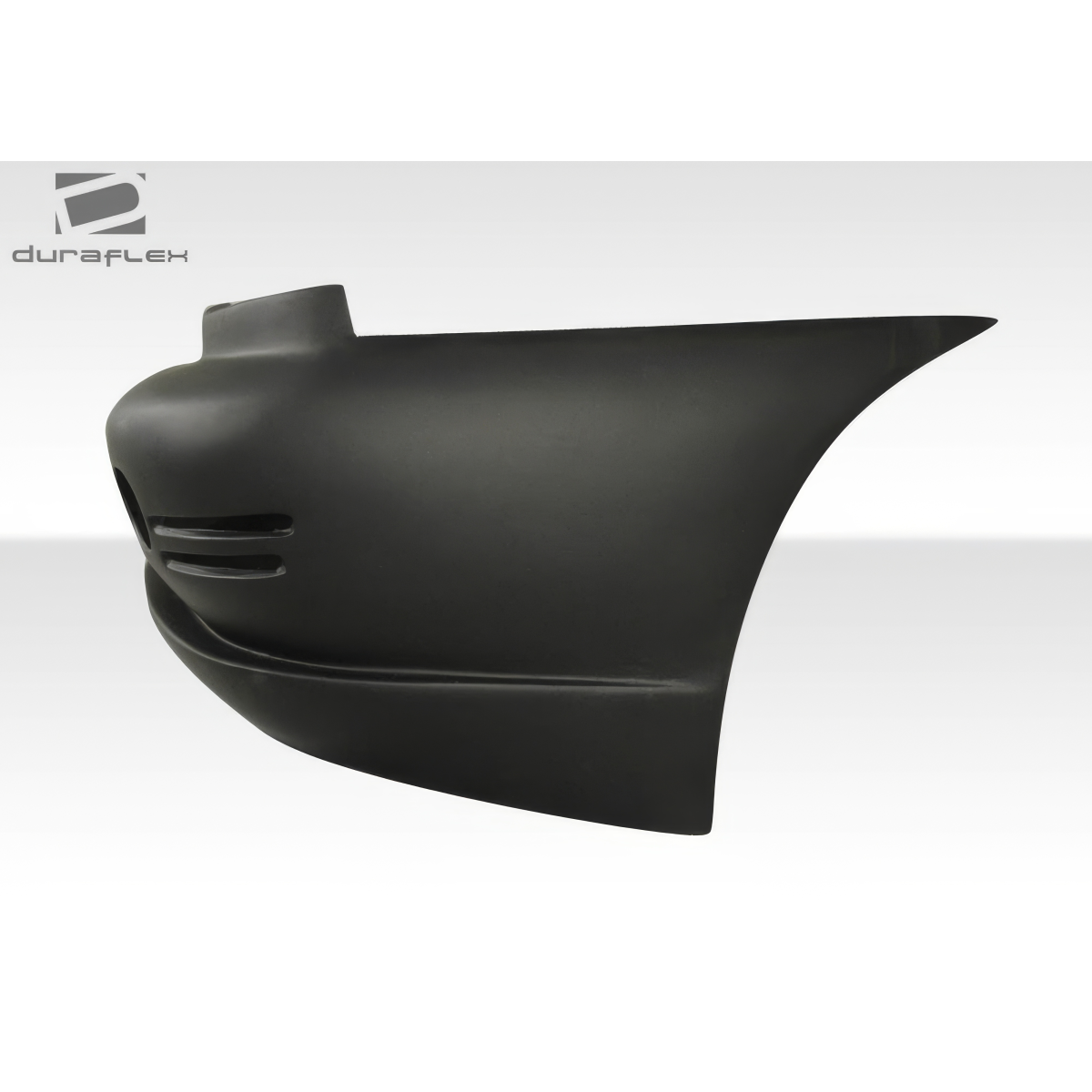 Modify your Hyundai Accent 1995 with our Exterior/Rear Bumpers or Lips - Side angle view of the rear bumper part