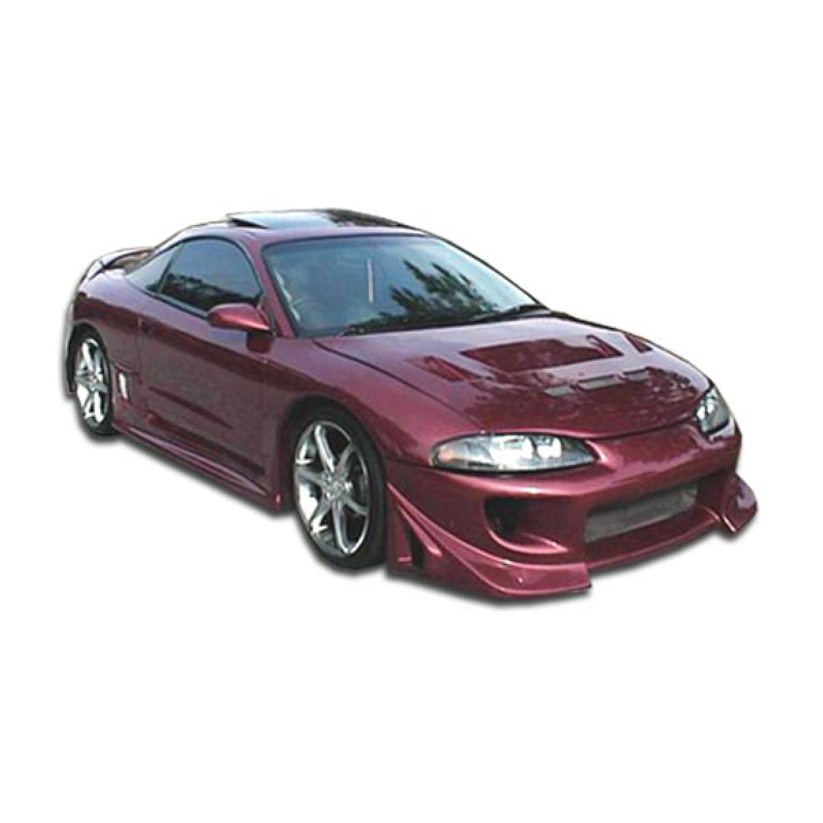 Modify your Eagle Talon 1995 with our Exterior/Front Bumpers or Lips - Front angle view of the vehicle is visible