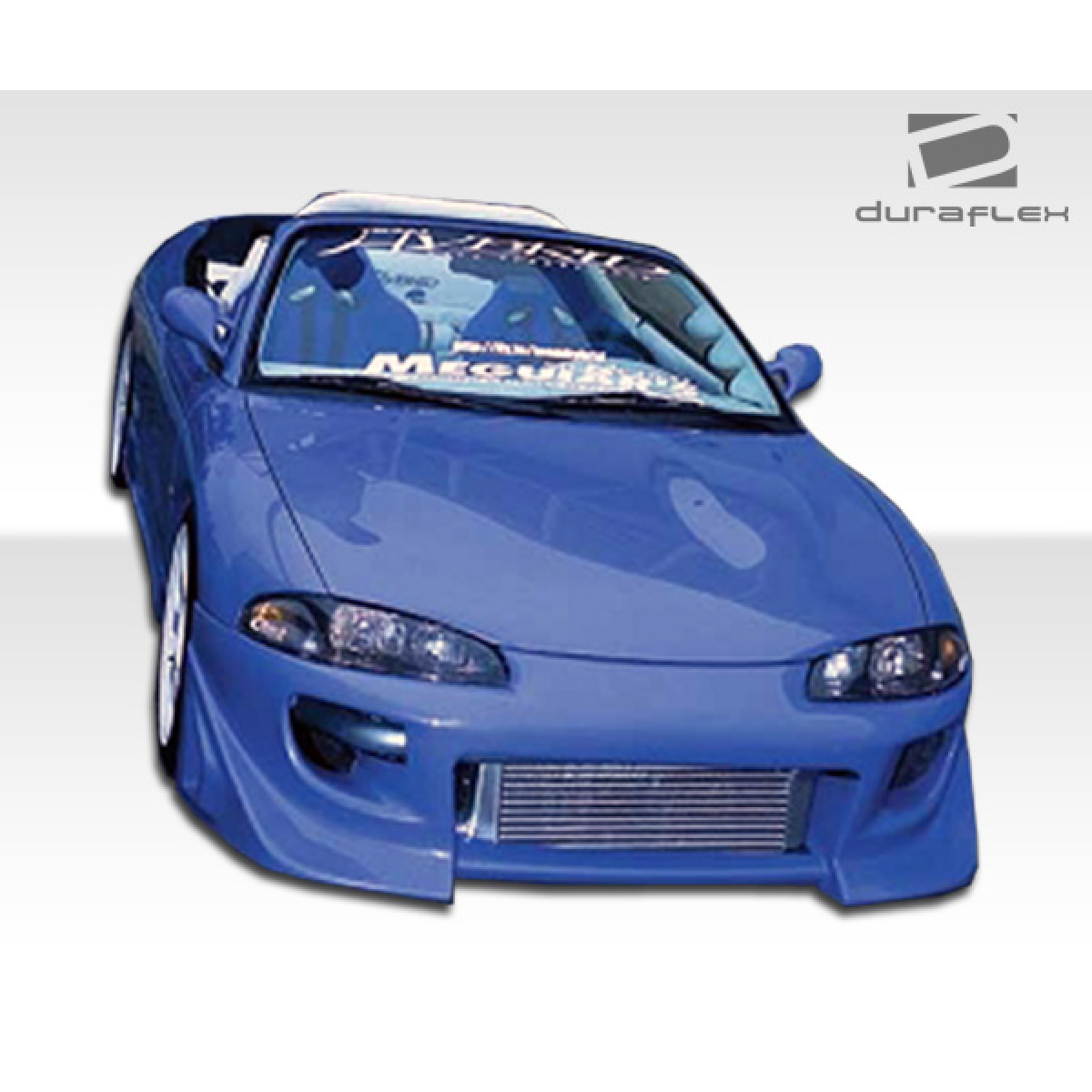 Modify your Eagle Talon 1995 with our Exterior/Front Bumpers or Lips - Front view of vehicle at a slight angle