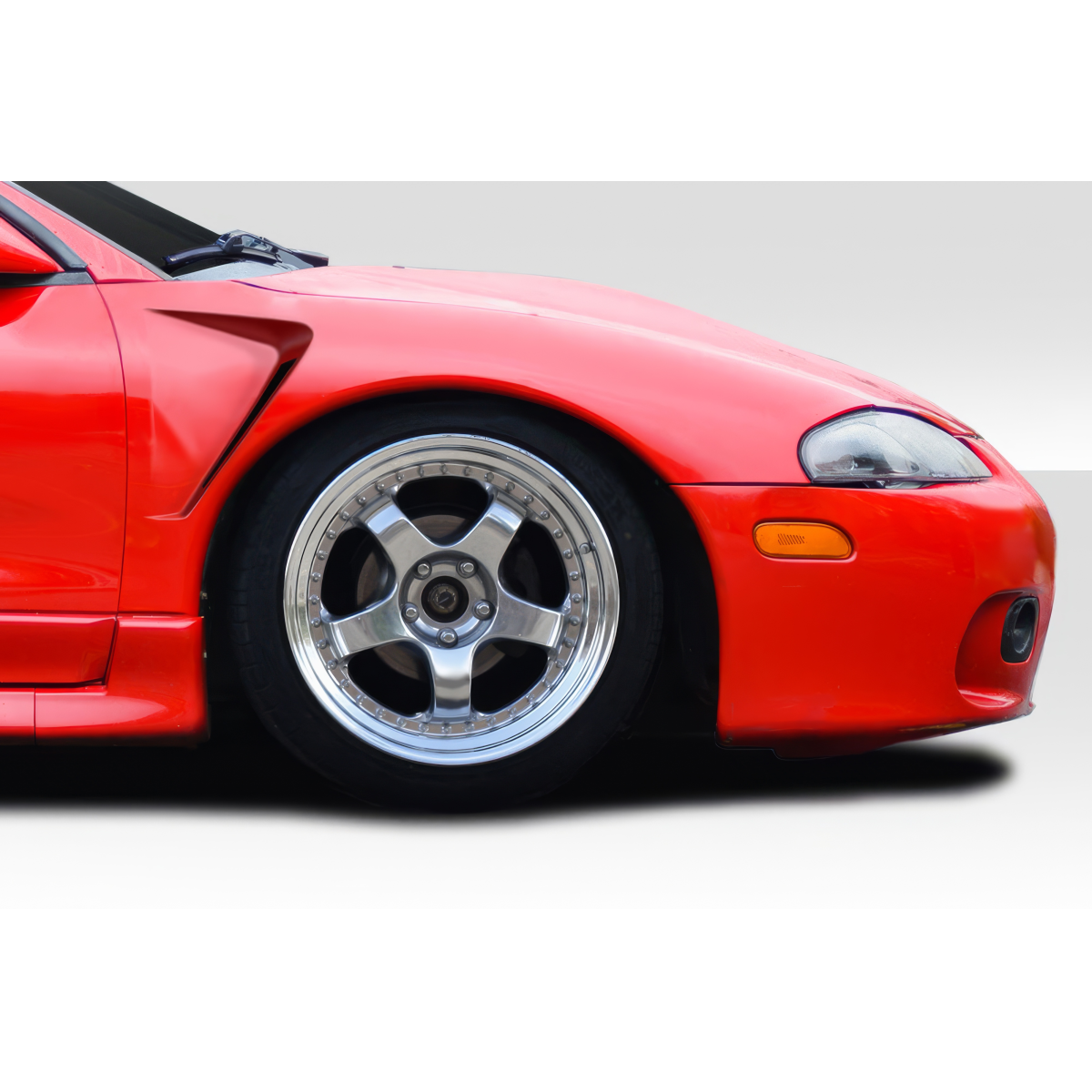Modify your Eagle Talon 1995 with our Exterior/Fenders - Side view showing fender and wheel angle