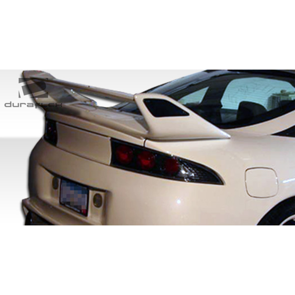 Modify your Eagle Talon 1995 with our Exterior/Wings - Angled view of rear wing on vehicle