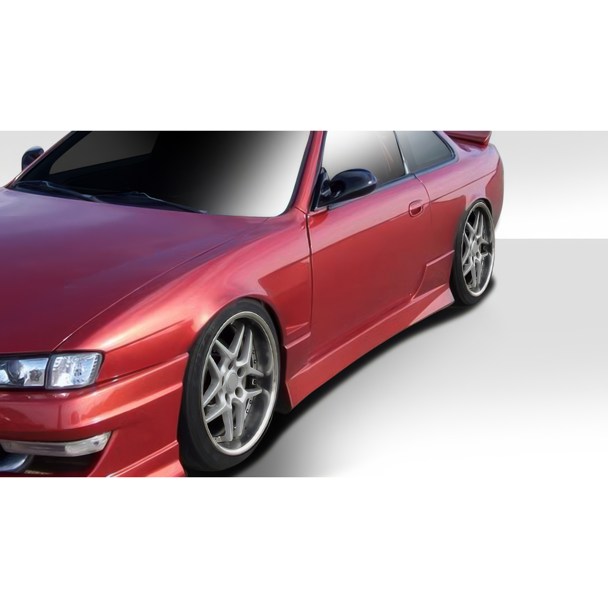 Modify your Nissan 240SX 1995 with our Exterior/Complete Body Kits - Angle shows left side of the vehicle clearly