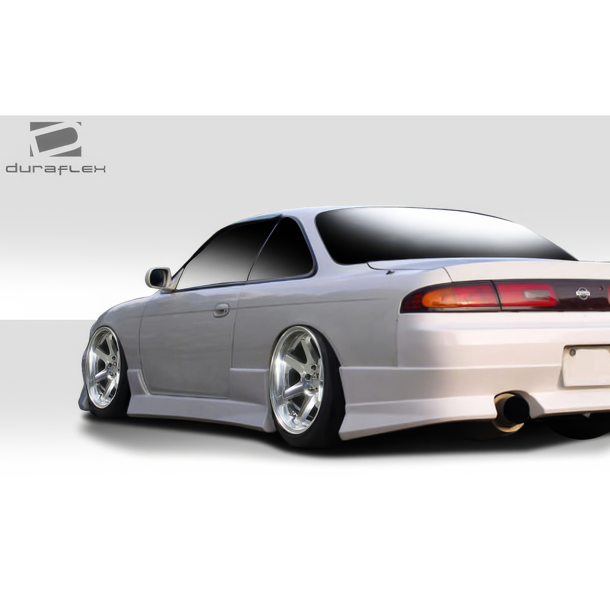 Modify your Nissan 240SX 1995 with our Exterior/Complete Body Kits - Shown at a rear three quarter angle