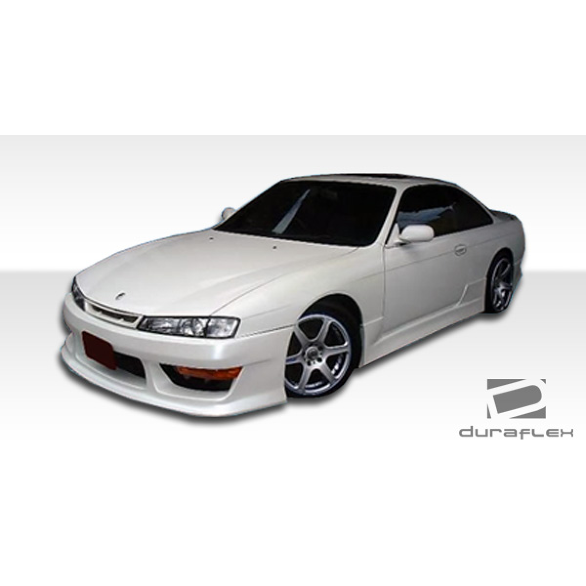 Modify your Nissan 240SX 1995 with our Exterior/Complete Body Kits - Front three quarter angle view of the vehicle