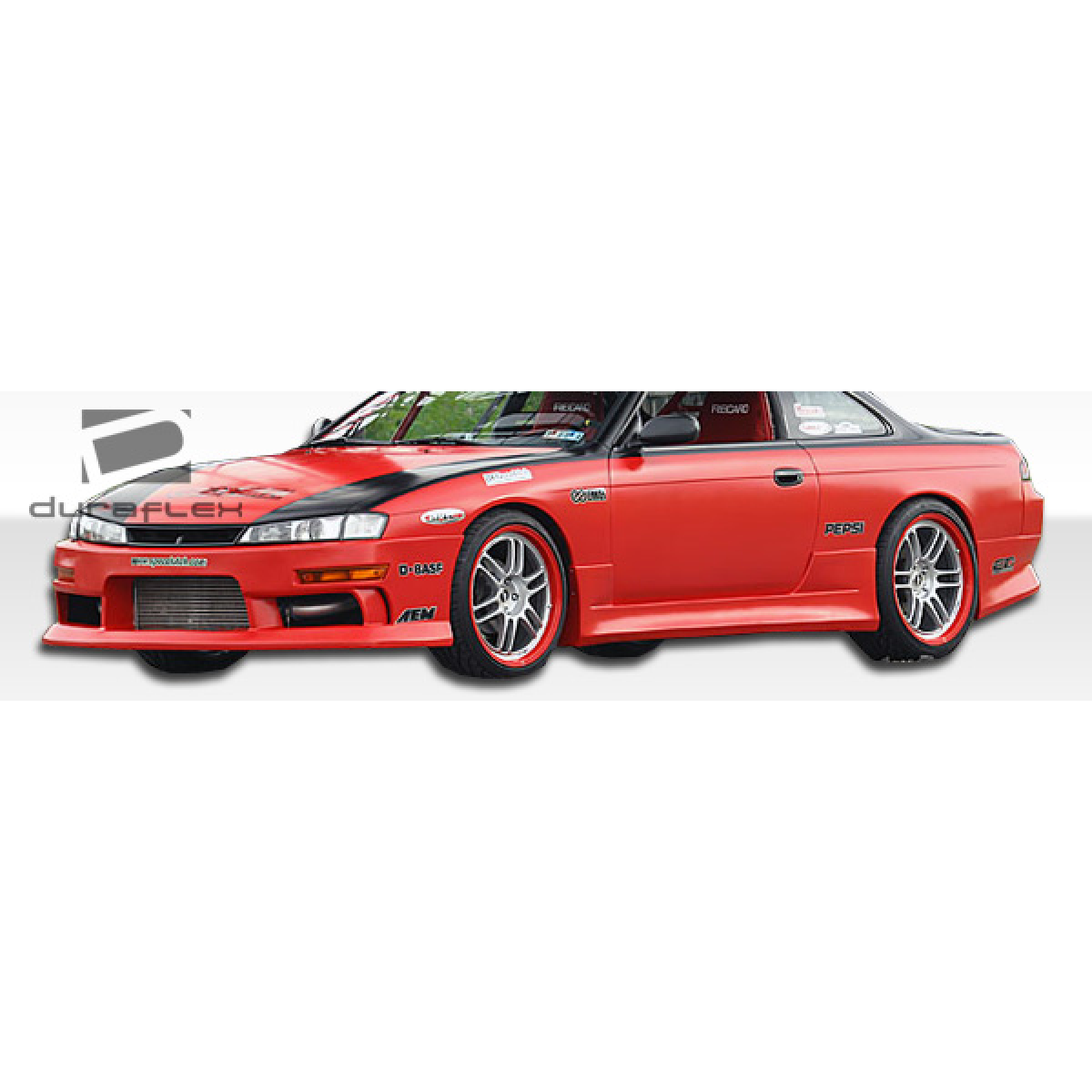 Modify your Nissan 240SX 1995 with our Exterior/Complete Body Kits - Part shown at a slight angle from the front