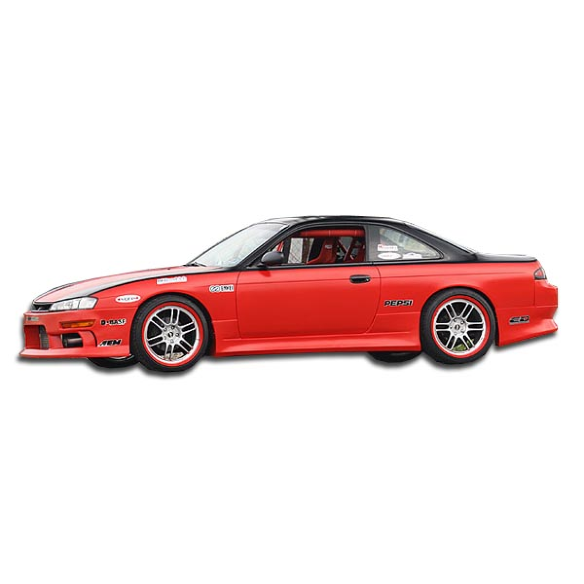 Modify your Nissan 240SX 1995 with our Exterior/Complete Body Kits - Side view perspective of the vehicle