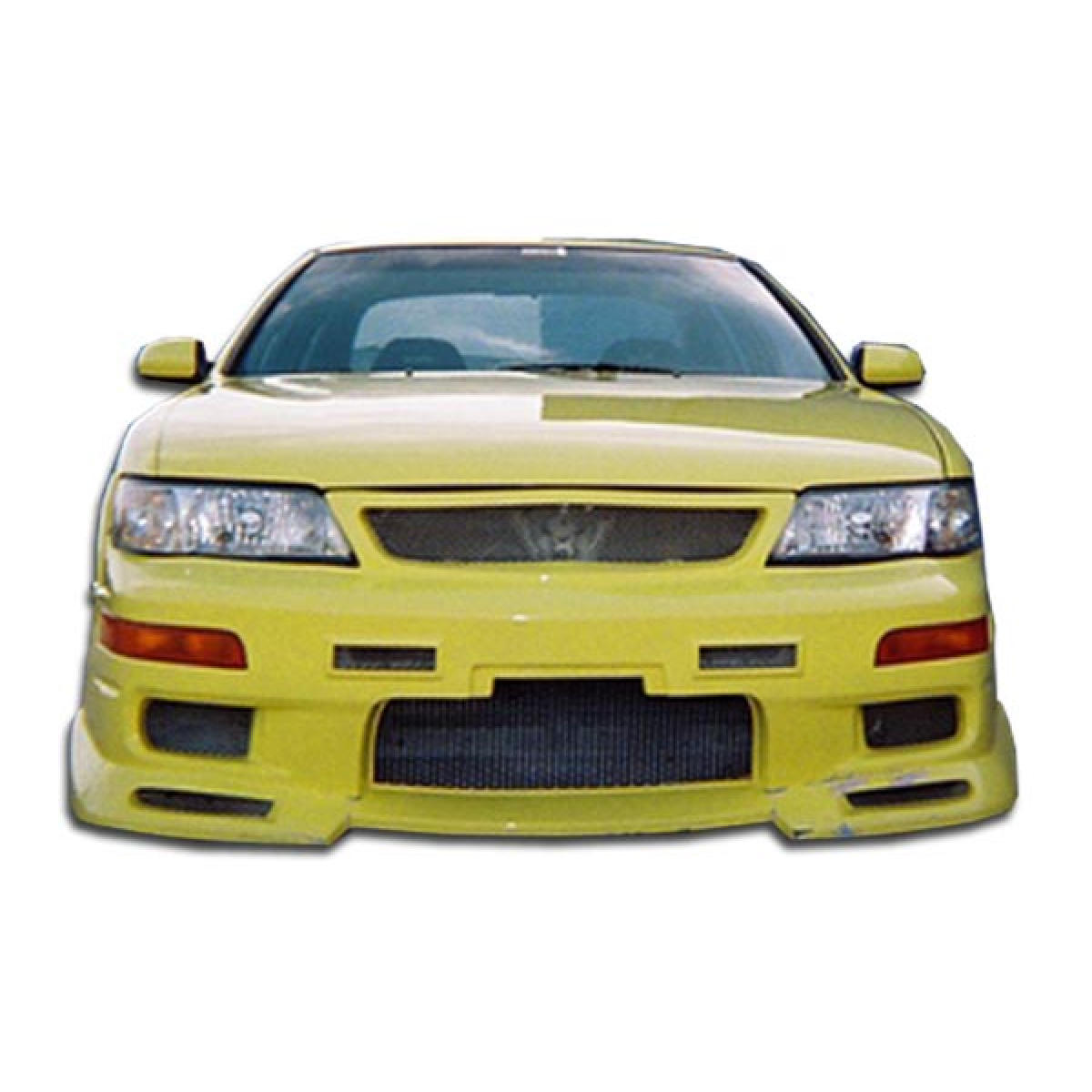 Modify your Nissan Maxima 1995 with our Exterior/Front Bumpers or Lips - Front view of Nissan Maxima at zero degrees angle