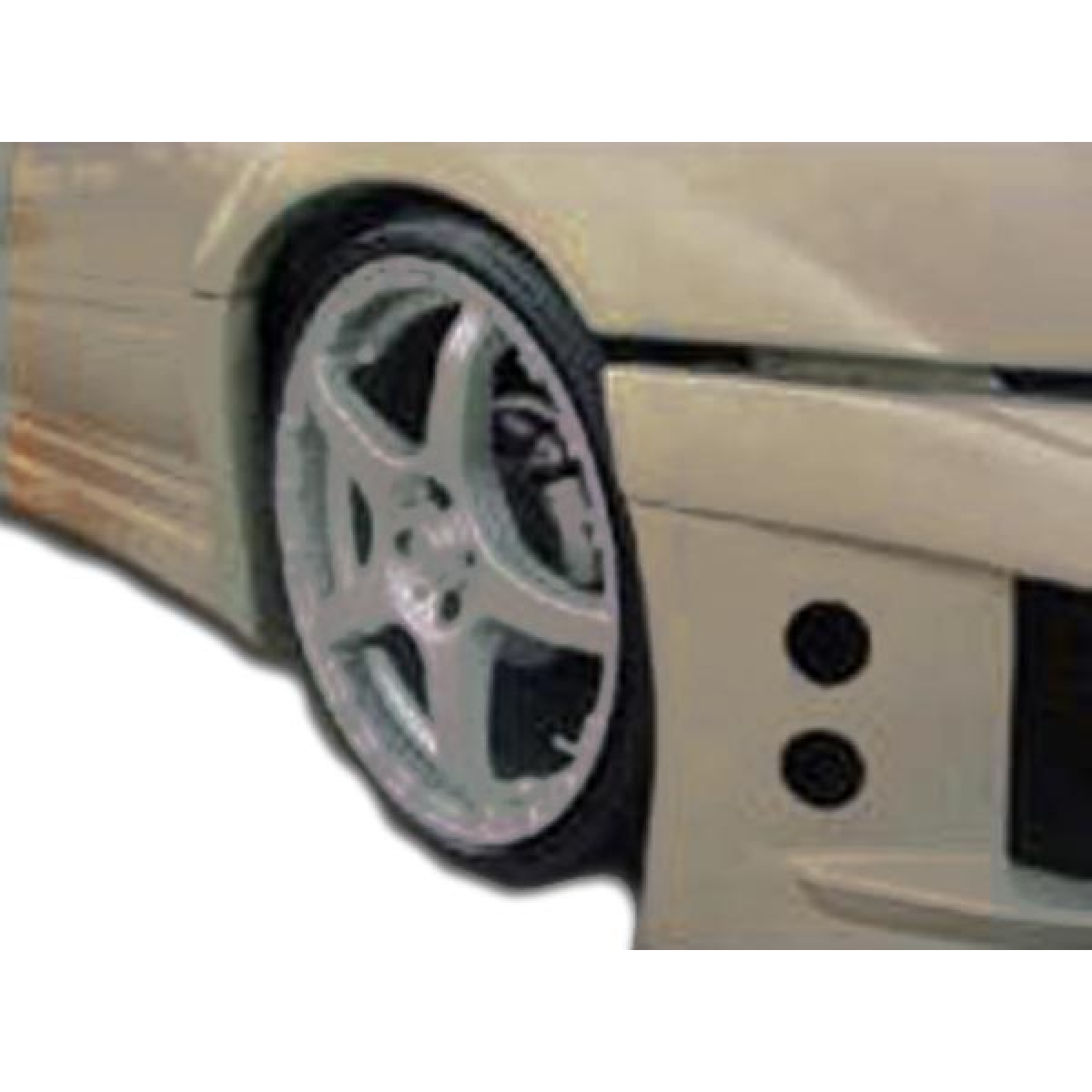 Modify your Nissan 200SX 1995 with our Exterior/Fenders - Image shows side view of fender flare at low angle