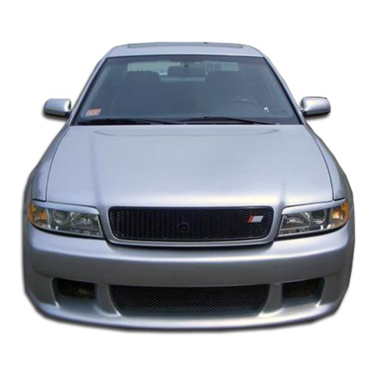 Modify your Audi A4 1996 with our Exterior/Front Bumpers - Front view of Audi A4 S4 B5 body kit part