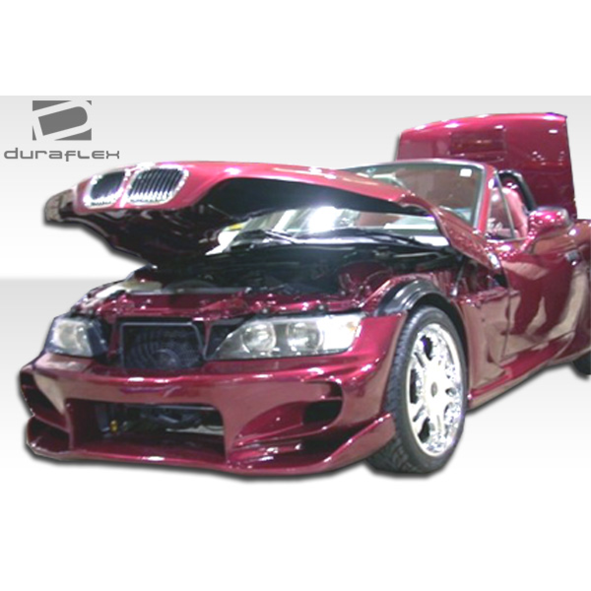 Modify your BMW 4-Series 1996 with our Exterior/Front Bumpers or Lips - Front angle view of a modified BMW Z3