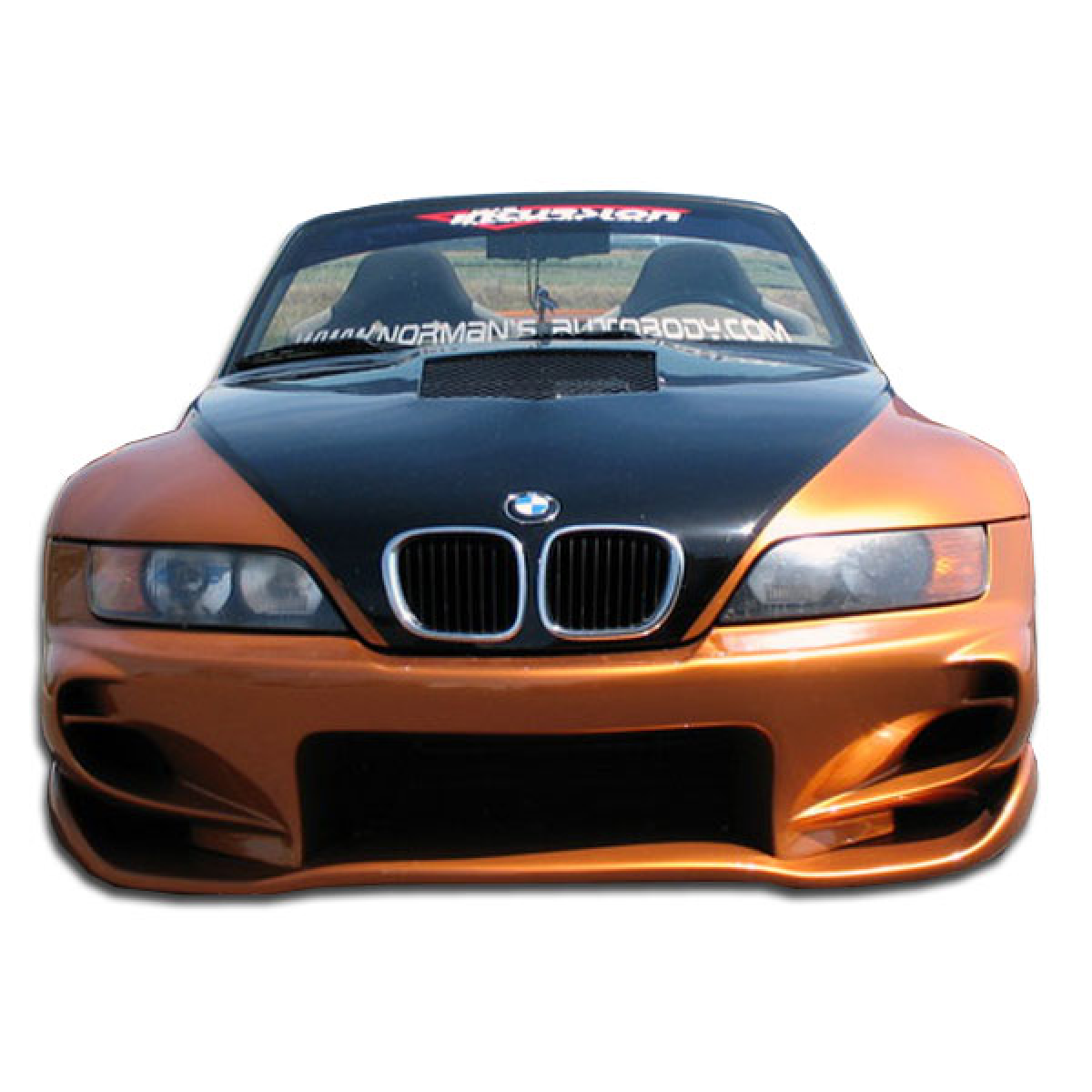 Modify your BMW 4-Series 1996 with our Exterior/Front Bumpers or Lips - Front view of bumper at eye level angle