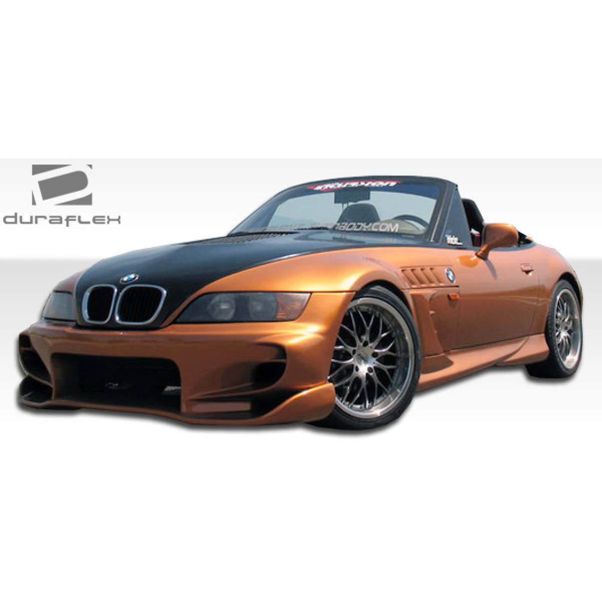 Modify your BMW 4-Series 1996 with our Exterior/Side Skirts - Front three quarter angle view of the vehicle