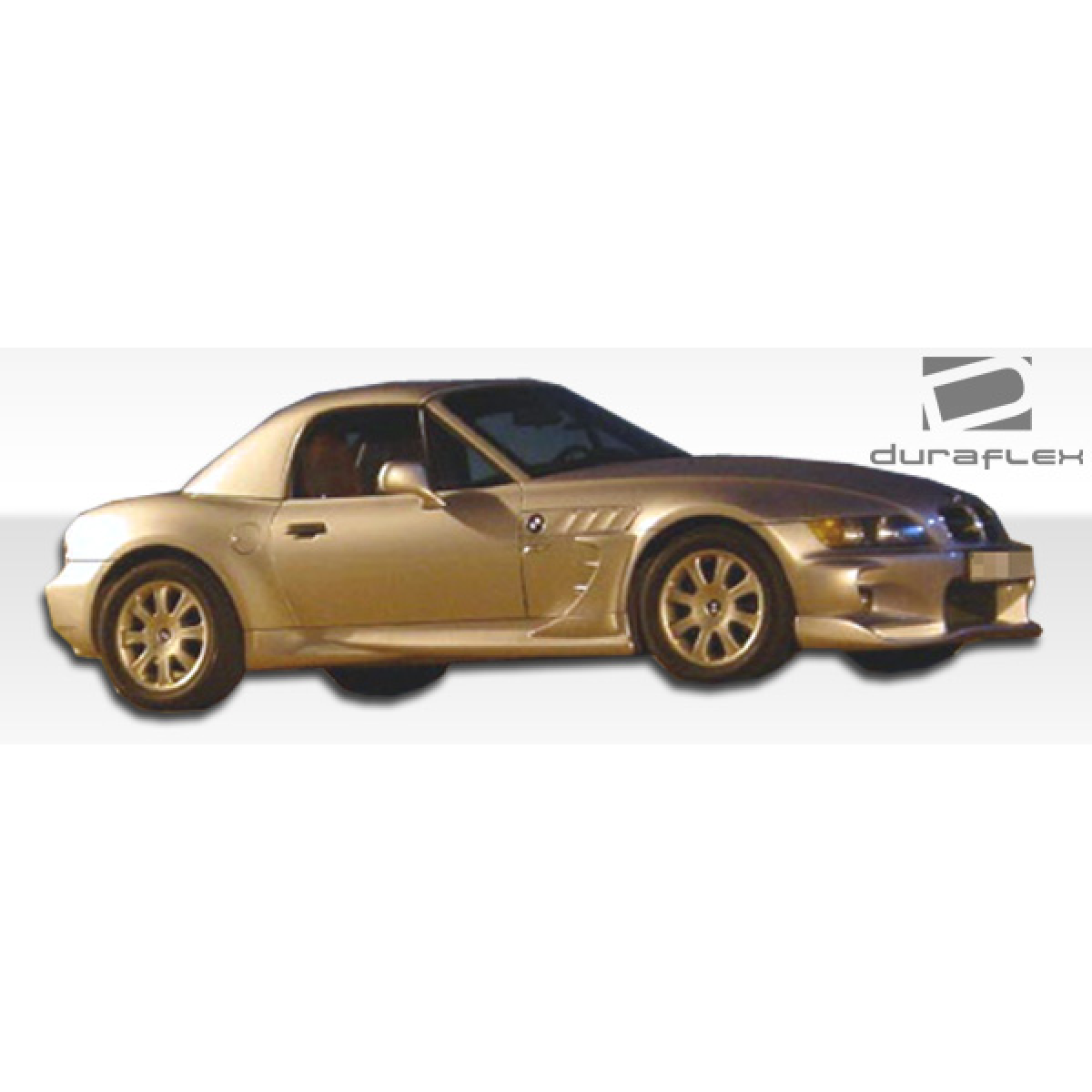 Modify your BMW 4-Series 1996 with our Exterior/Side Skirts - Side view angle of BMW Z3 with skirts