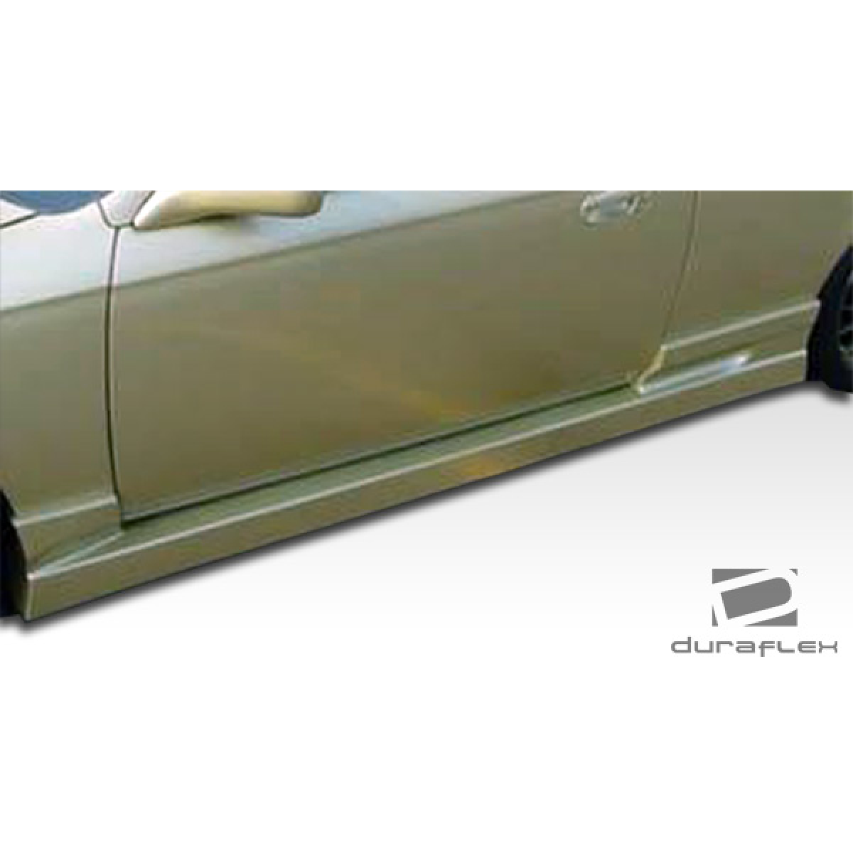 Modify your Honda Civic 1996 with our Exterior/Side Skirts - Side view angle of car part shown