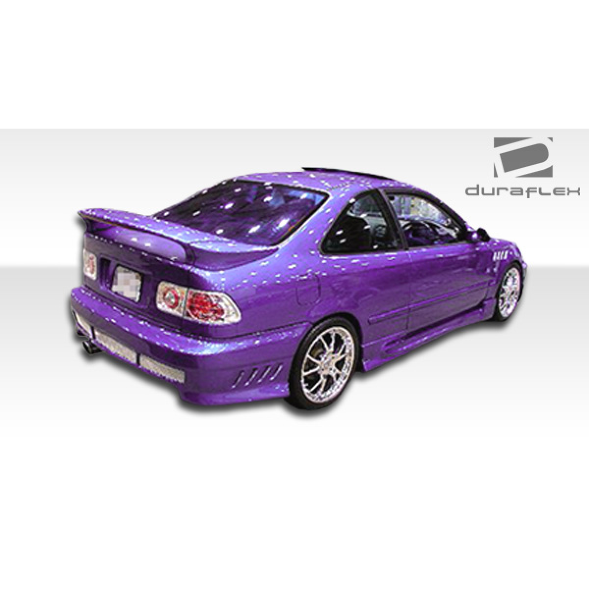 Modify your Honda Civic 1996 with our Exterior/Complete Body Kits - View from rear left angle of vehicle