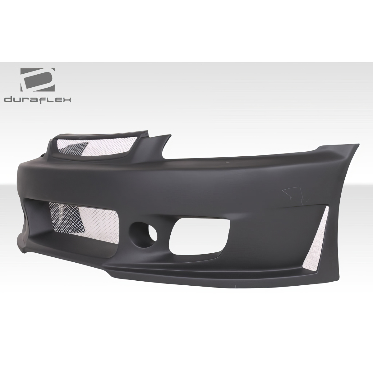 Modify your Honda Civic 1996 with our Exterior/Front Bumpers or Lips - Front view angle of the bumper showing design details