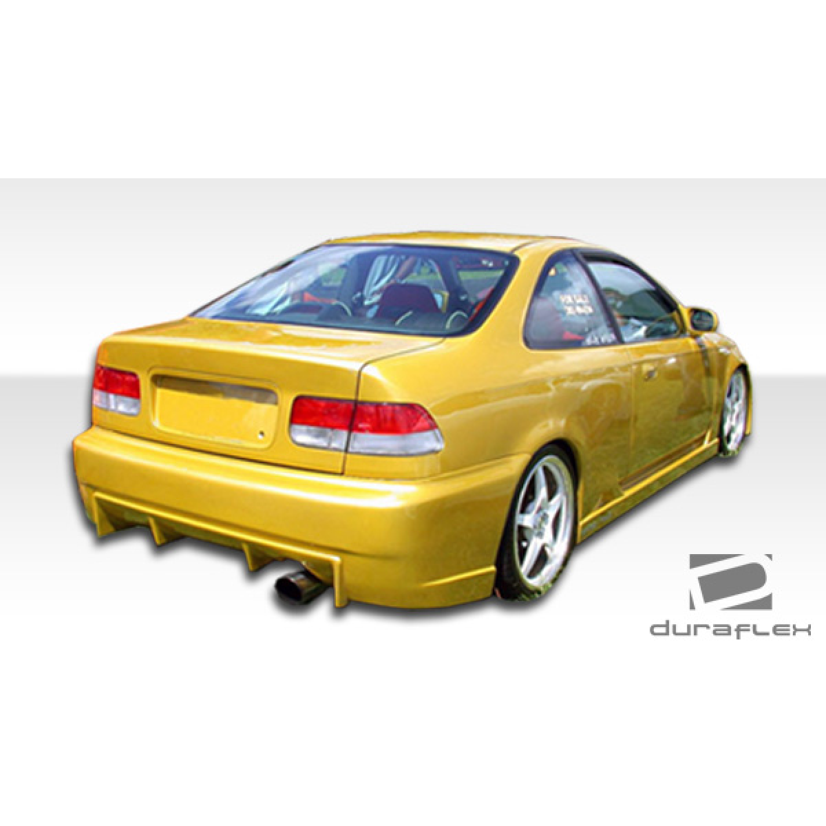 Modify your Honda Civic 1996 with our Exterior/Complete Body Kits - Rear three quarter view from slightly above