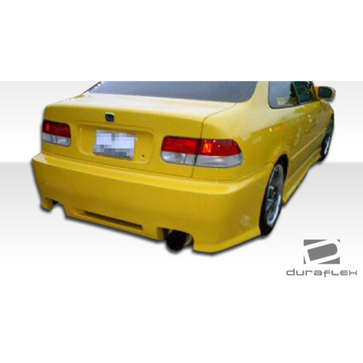 Modify your Honda Civic 1996 with our Exterior/Complete Body Kits - Rear view at a slight angle from the left side