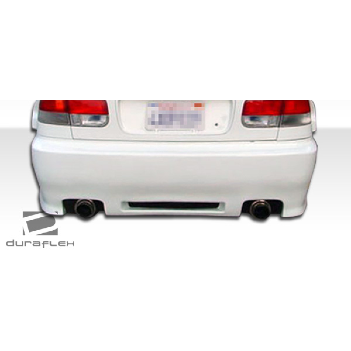 Modify your Honda Civic 1996 with our Exterior/Complete Body Kits - View from rear at eye level angle