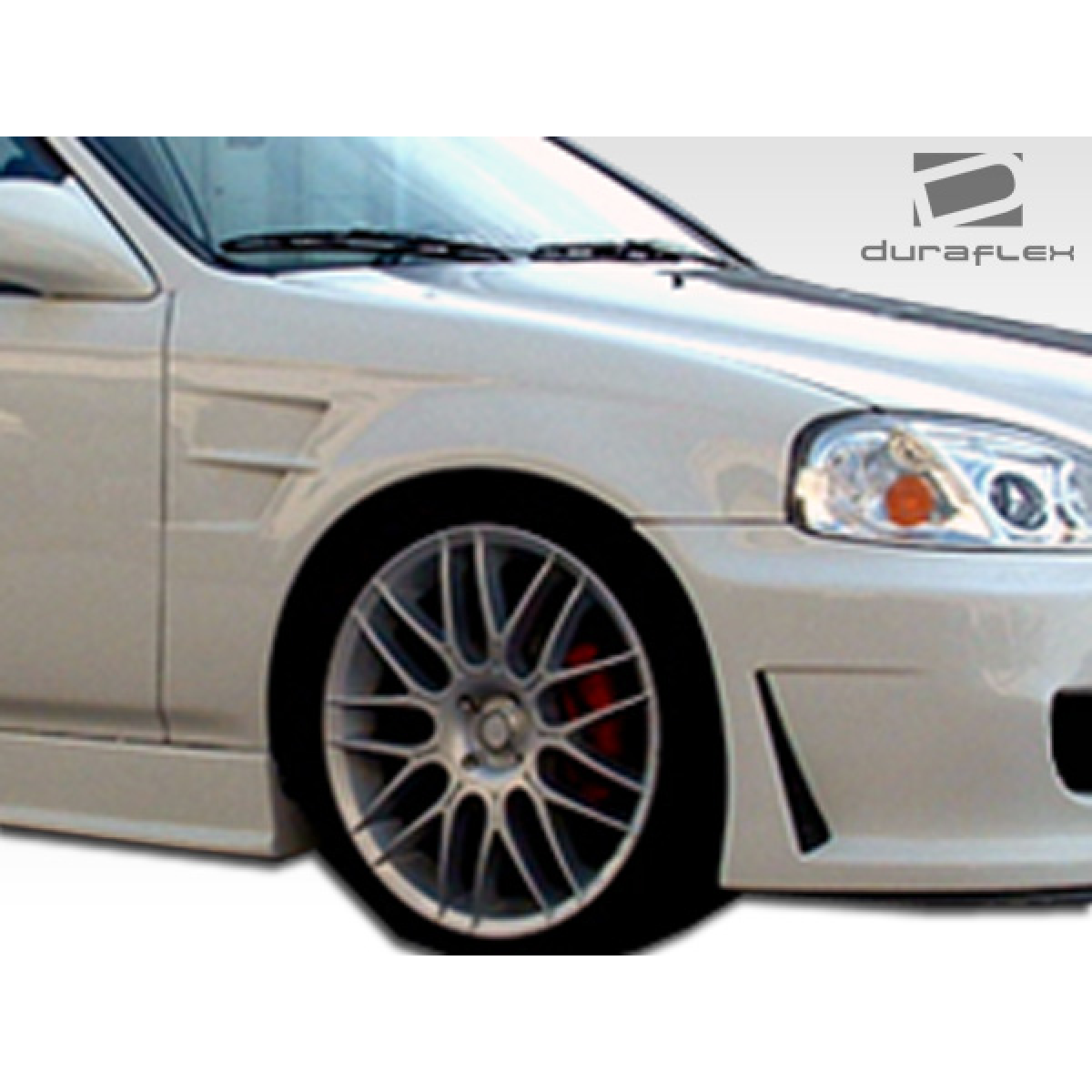 Modify your Honda Civic 1996 with our Exterior/Fenders - Image shows fender at a slight angle from front