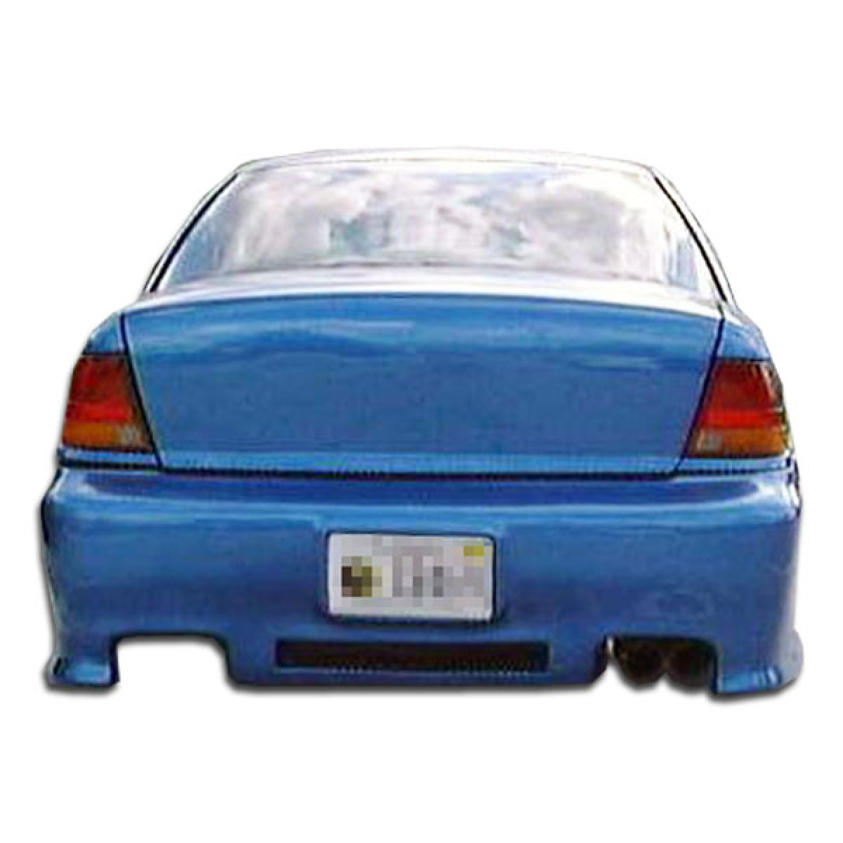 Modify your Saturn SL 1996 with our Exterior/Complete Body Kits - Image shows rear view of vehicle at eye level angle