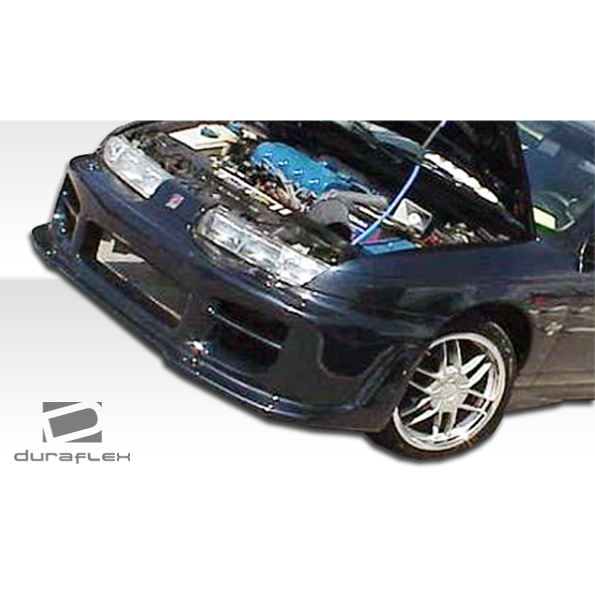 Modify your Saturn SL 1996 with our Exterior/Front Bumpers or Lips - Front angle view of car bumper