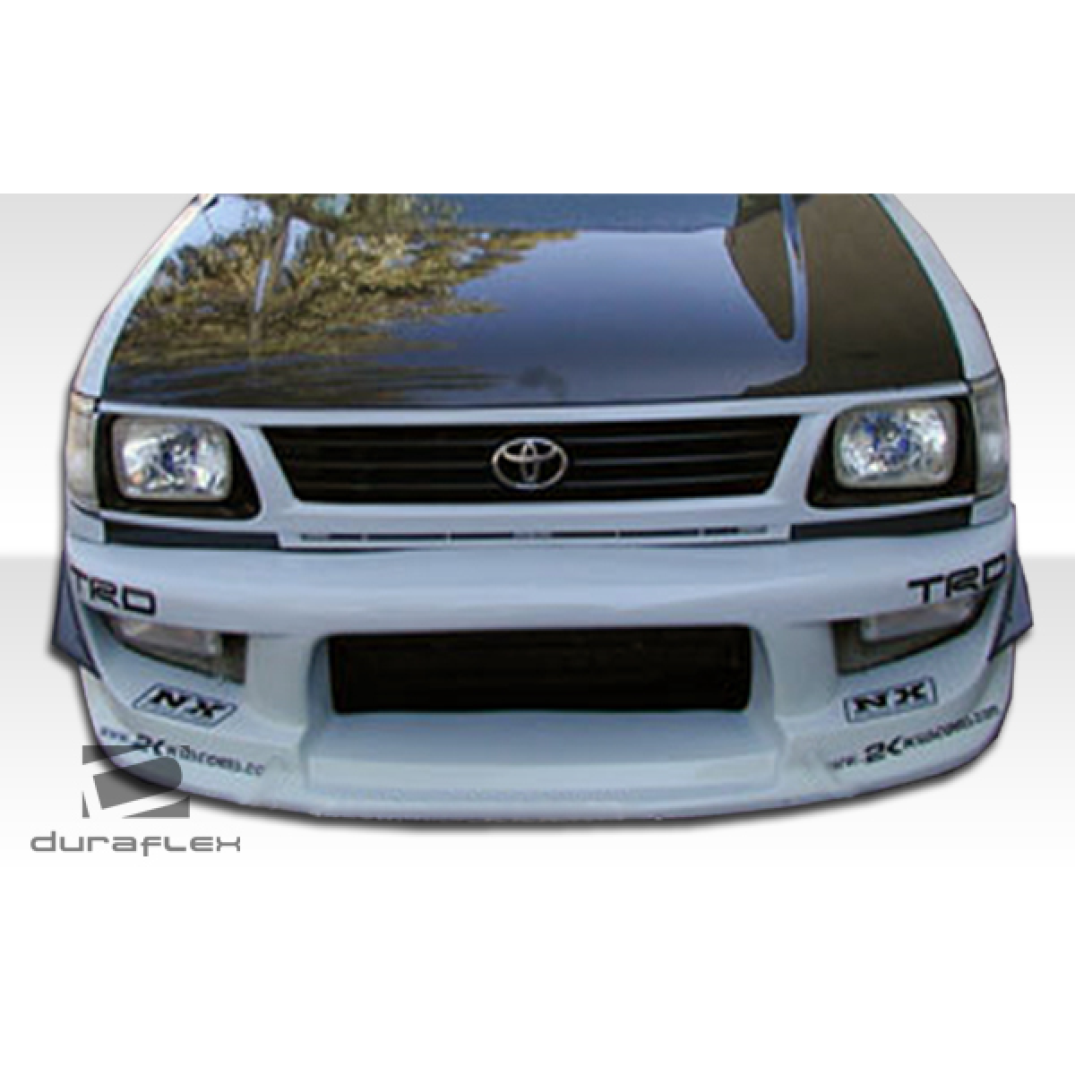 Modify your Toyota Tacoma 1995 with our Exterior/Front Bumpers or Lips - Viewed from the front with slight upward angle