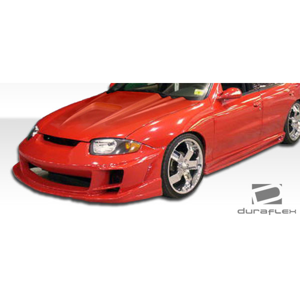 Modify your Chevrolet Cavalier 1995 with our Exterior/Side Skirts - Front angled view of vehicle with custom parts