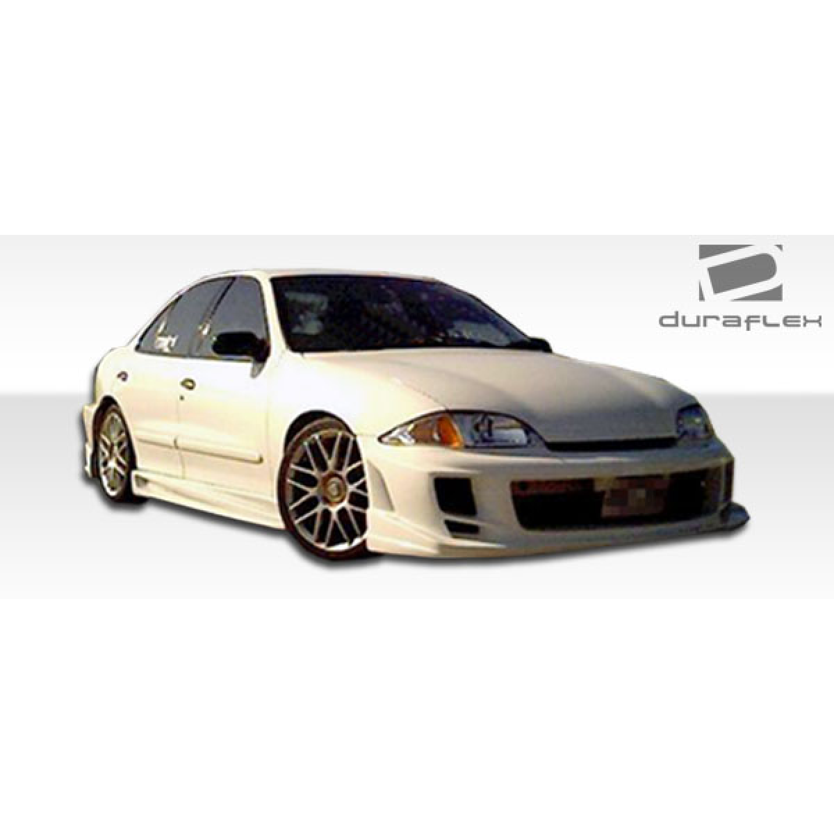 Modify your Chevrolet Cavalier 1995 with our Exterior/Side Skirts - Side angle view of a modified Chevrolet Cavalier