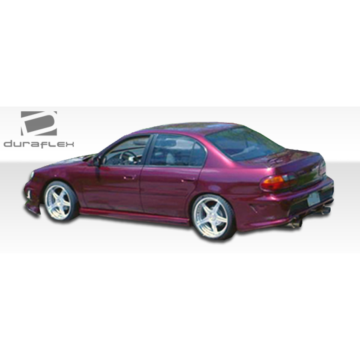 Modify your Chevrolet Malibu 1997 with our Exterior/Rear Bumpers or Lips - Three quarter rear angle view of the vehicle